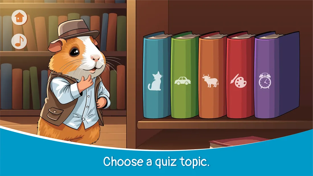 Quiz topic selection